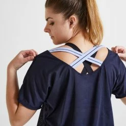 Exercise & Fitness Apparel Domyos 500, Cardio Fitness T-Shirt, Women's