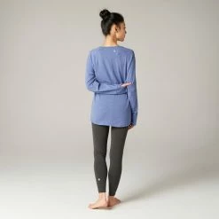 Kimjaly Long-Sleeved Cotton Yoga T-Shirt