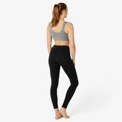 Domyos 100, Cotton Sports Bra, Women's Exercise & Fitness Apparel