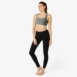 Domyos 100, Cotton Sports Bra, Women's Exercise & Fitness Apparel