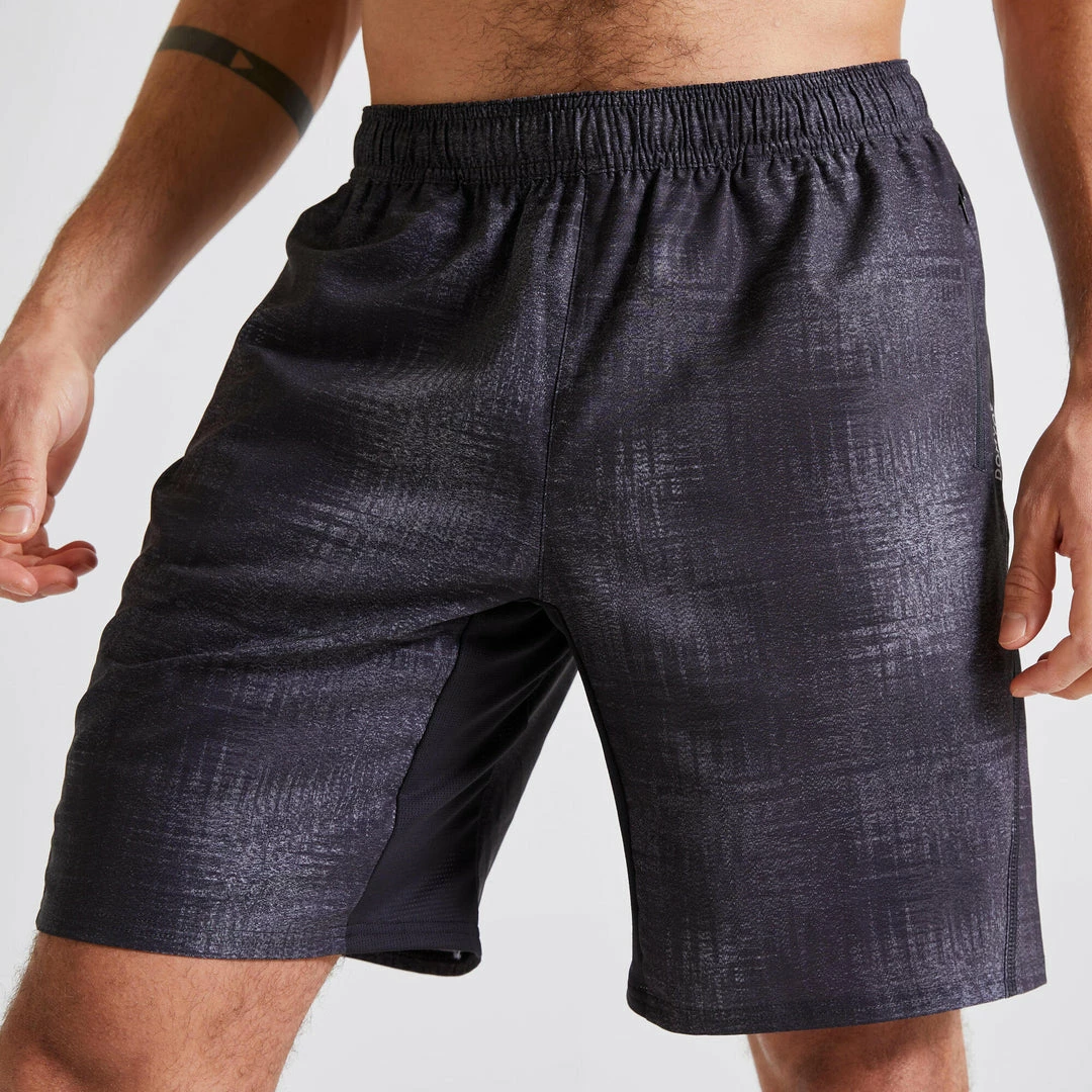 Domyos 120, Eco-Friendly Fitness Training Shorts, Men's