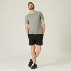 Domyos Exercise & Fitness Apparel Cotton Gym Shorts, Men’s