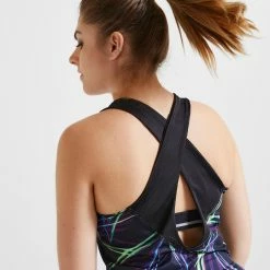 Domyos 500, Reversible Fitness Cardio Training Tank Top, Women's