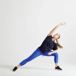 Exercise & Fitness Apparel Domyos 120, Fitness Cardio Training T-Shirt, Women's