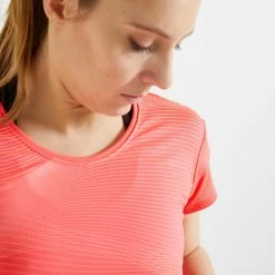 Domyos FTS 120, Fitted Fitness T-Shirt Exercise & Fitness Apparel