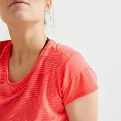 Domyos FTS 120, Fitted Fitness T-Shirt Exercise & Fitness Apparel