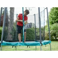 Domyos Hexagonal Kids' Trampoline With Net, 8' Cardio Machines & Equipment
