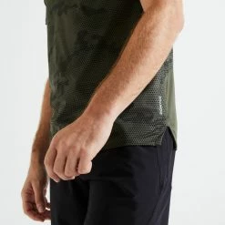 Domyos 500, Slim-Fit Technical Fitness T-Shirt, Men's Exercise & Fitness Apparel