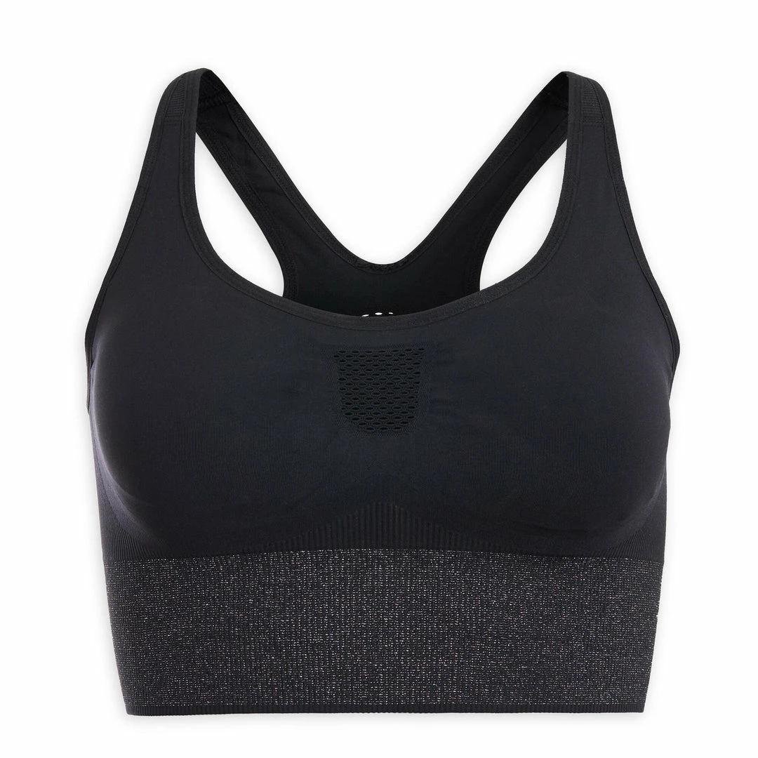 Kimjaly Long Dynamic Yoga Sports Bra - Ochre