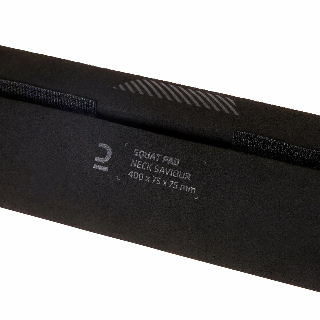 Domyos Weight Training Foam Rip-Tab Squat Pad - Black Exercise & Fitness Apparel