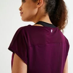 Exercise & Fitness Apparel Domyos 120, Fitness Cardio Training T-Shirt, Women's