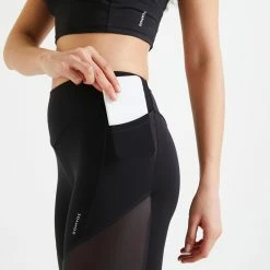 Domyos High-Waisted Shaping Fitness Leggings, Women’s Exercise & Fitness Apparel
