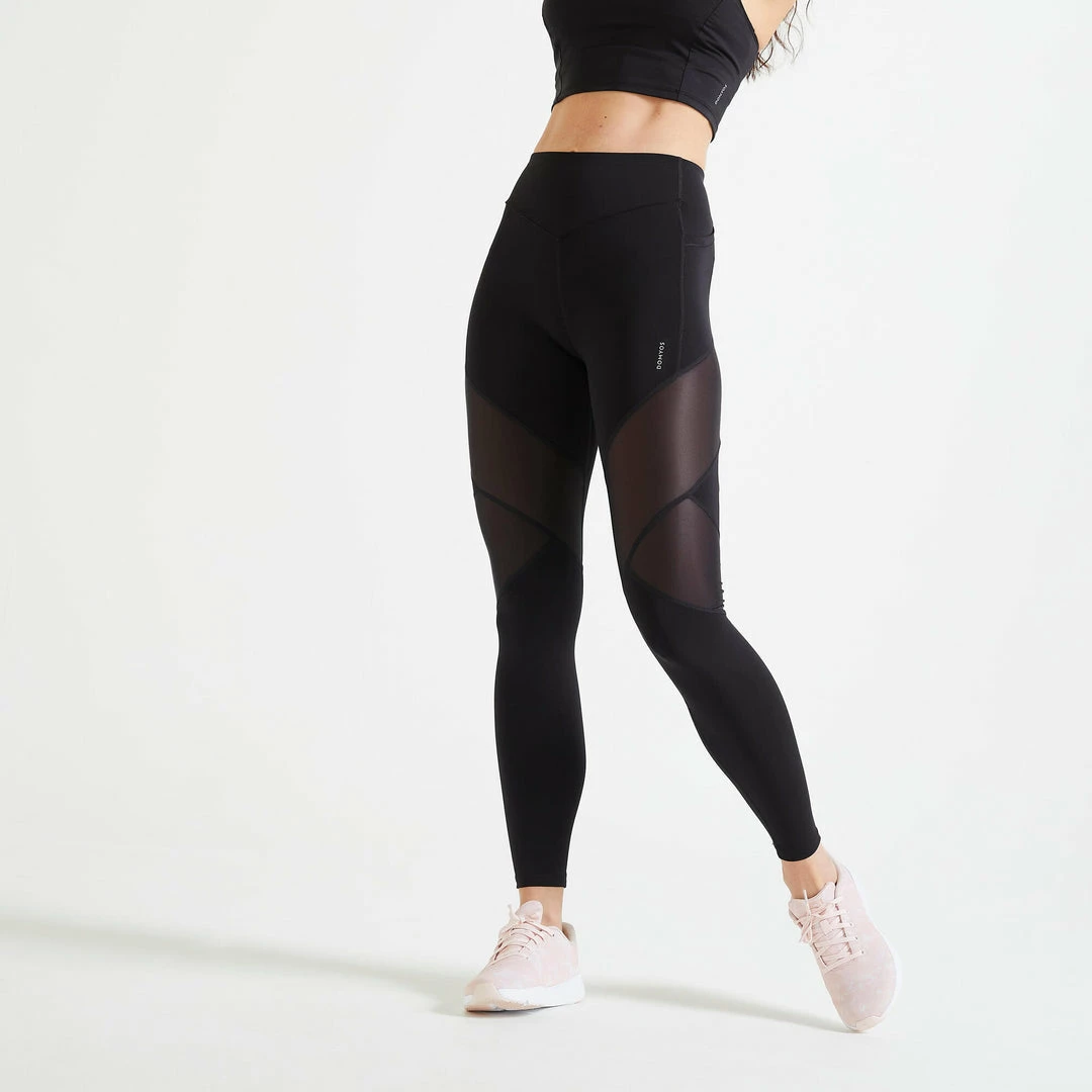 Domyos High-Waisted Shaping Fitness Leggings, Women’s Exercise & Fitness Apparel