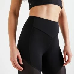 Domyos High-Waisted Shaping Fitness Leggings, Women’s Exercise & Fitness Apparel
