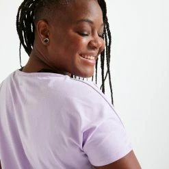 Domyos Exercise & Fitness Apparel Loose Cropped Fitness T-Shirt, Women's