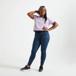 Domyos Exercise & Fitness Apparel Loose Cropped Fitness T-Shirt, Women's