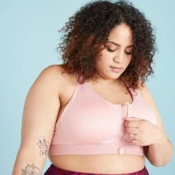 Domyos Zip-Up High-Support Sports Bra