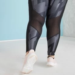 Exercise & Fitness Apparel Domyos PLUS SIZE , Fitness Leggings With Phone Pocket, Women's Up To 5XL