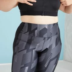 Exercise & Fitness Apparel Domyos PLUS SIZE , Fitness Leggings With Phone Pocket, Women's Up To 5XL