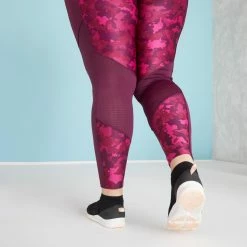 Exercise & Fitness Apparel Domyos PLUS SIZE , Fitness Leggings With Phone Pocket, Women's Up To 5XL