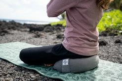 Kimjaly Gentle Yoga Comfort Mat 173 Cm ⨯ 61 Cm ⨯ 8 Mm - Dark Blue Palms