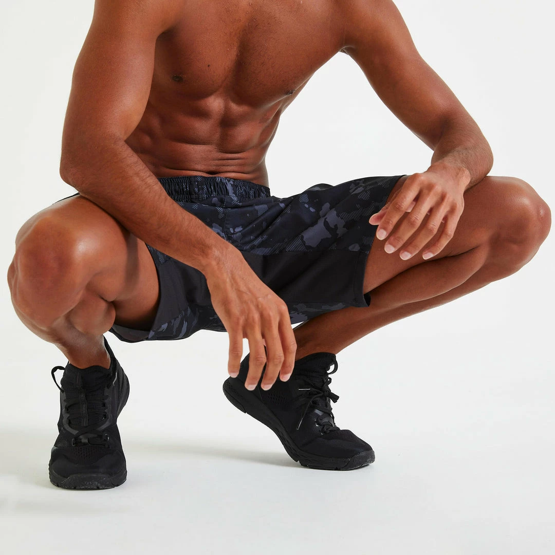 Domyos 120, Eco-Friendly Fitness Training Shorts, Men's