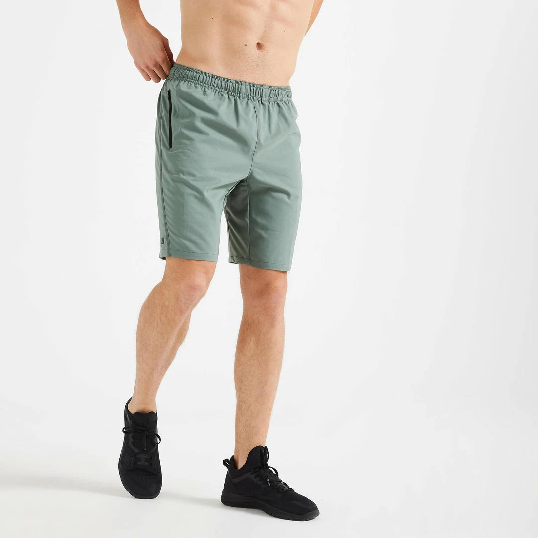 Domyos 120, Eco-Friendly Fitness Training Shorts, Men's