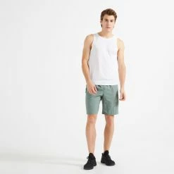 Domyos 120, Eco-Friendly Fitness Training Shorts, Men's