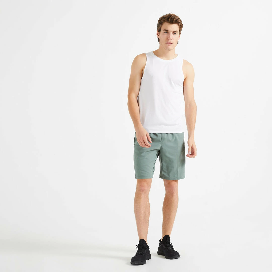 Domyos 120, Eco-Friendly Fitness Training Shorts, Men's