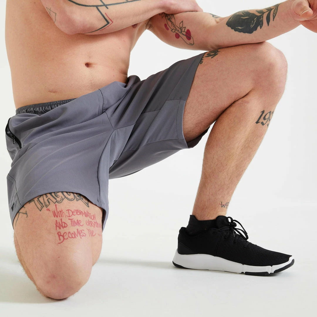 Domyos 120, Eco-Friendly Fitness Training Shorts, Men's