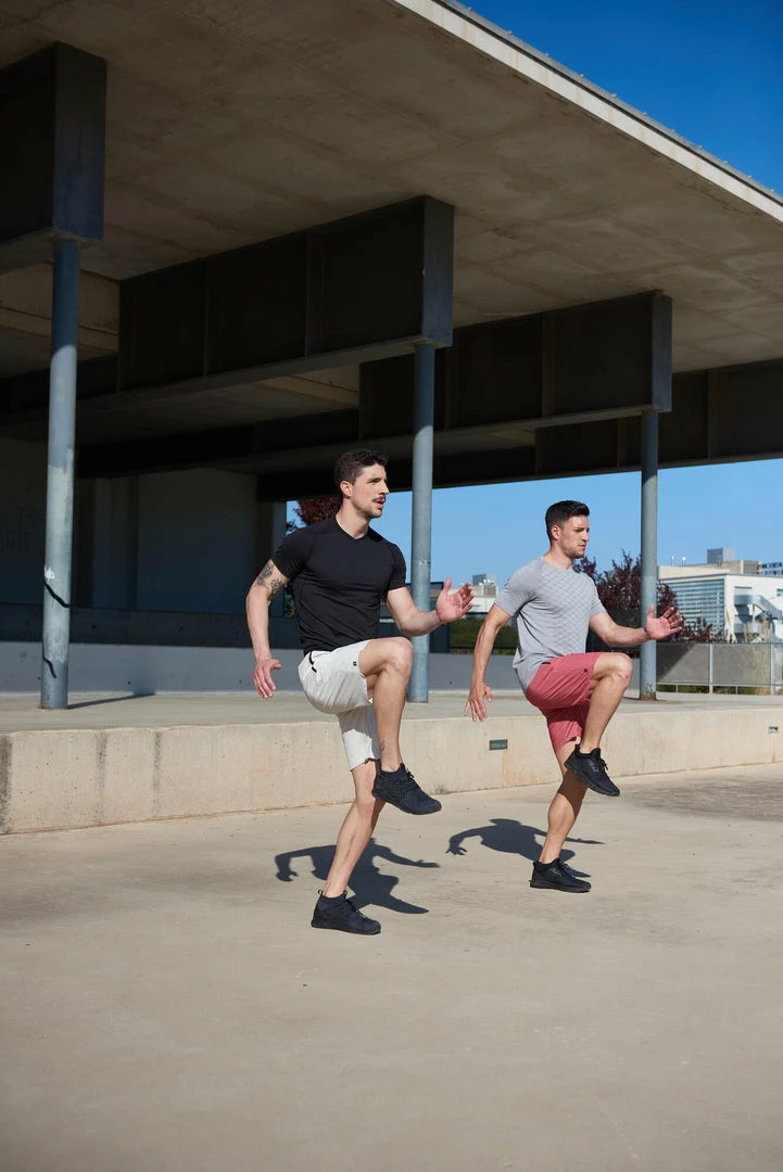 Domyos 120, Eco-Friendly Fitness Training Shorts, Men's