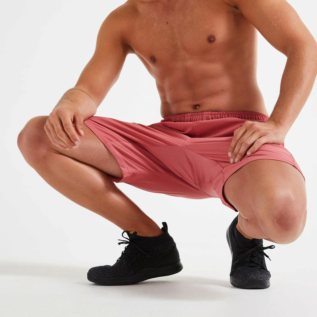 Domyos 120, Eco-Friendly Fitness Training Shorts, Men's