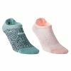 Domyos, No-Show Fitness Cardio Training Socks, 2-Pack Exercise & Fitness Apparel
