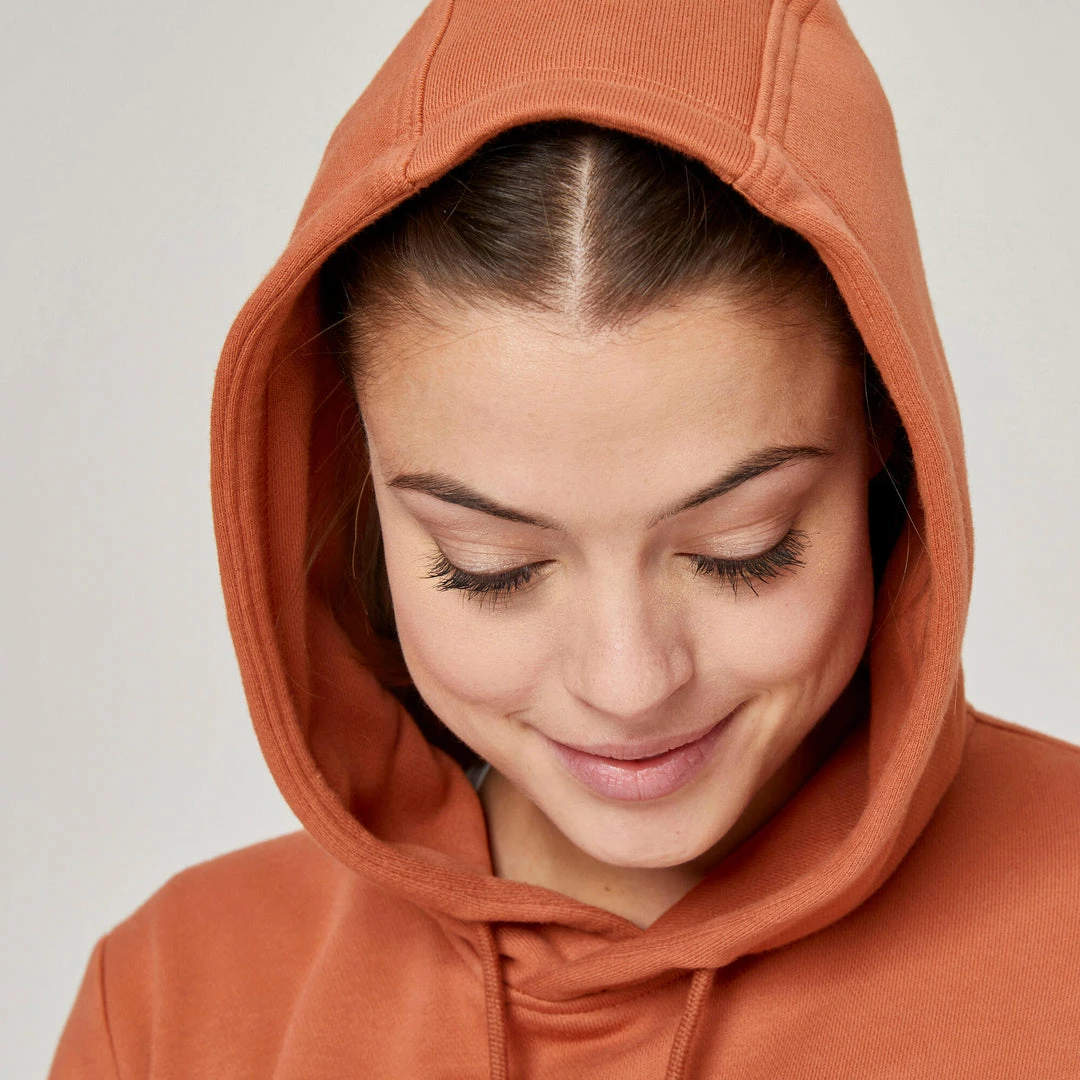 Domyos Exercise & Fitness Apparel Essentials Collection, Soft Cotton Fitness Hoodie, Women’s