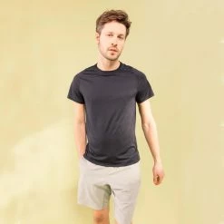 Domyos Breathable Crew Neck Fitness T-Shirt, Men's