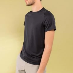 Domyos Breathable Crew Neck Fitness T-Shirt, Men's
