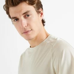 Domyos Breathable Crew Neck Fitness T-Shirt, Men's