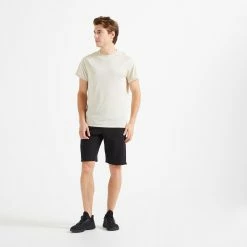 Domyos Breathable Crew Neck Fitness T-Shirt, Men's