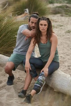 Exercise & Fitness Apparel Domyos FLE500, High-Waisted Short Fitness Leggings, Women's