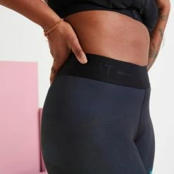 Exercise & Fitness Apparel Domyos FLE500, High-Waisted Short Fitness Leggings, Women's