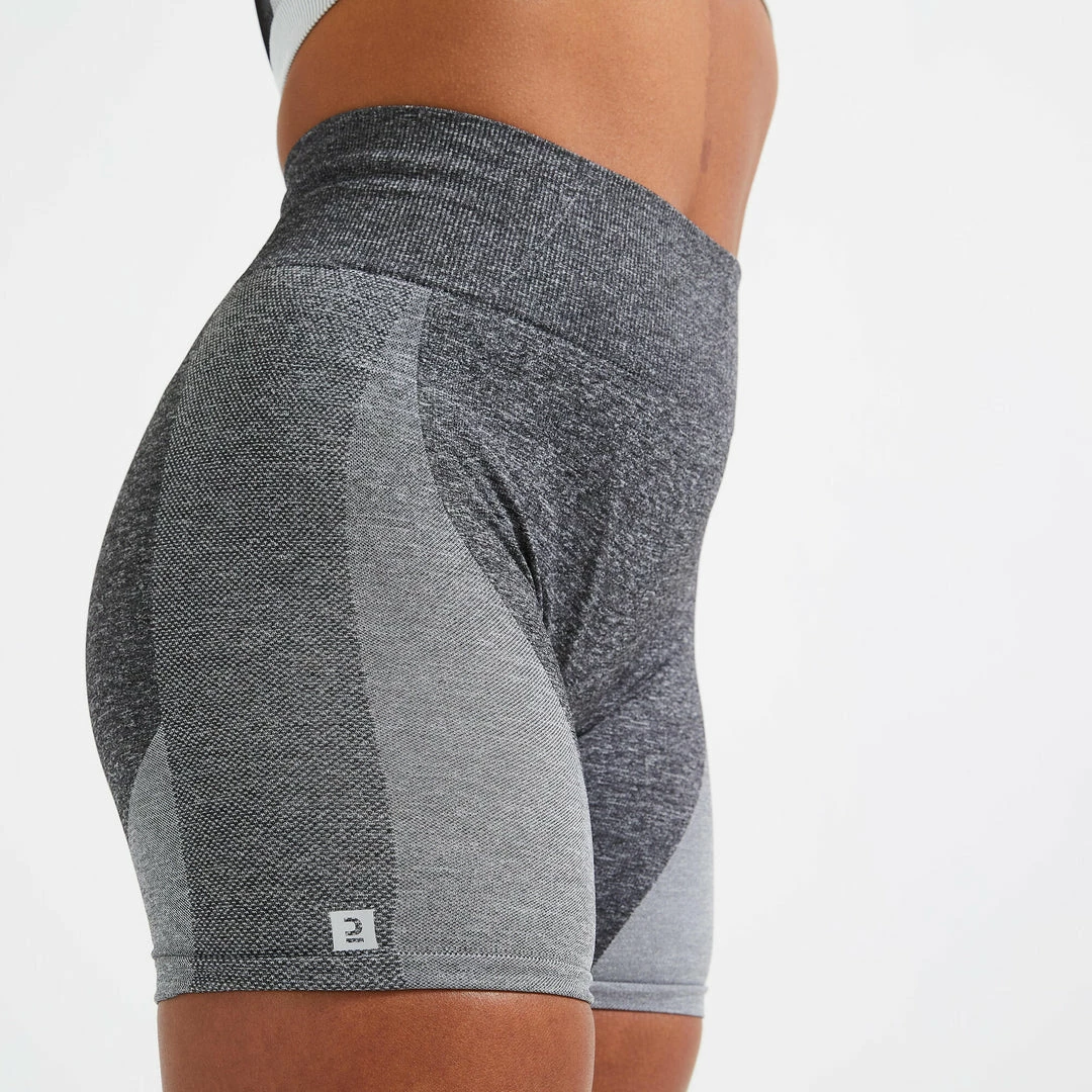 Domyos High-Waisted Seamless Fitness Bike Shorts, Women’s
