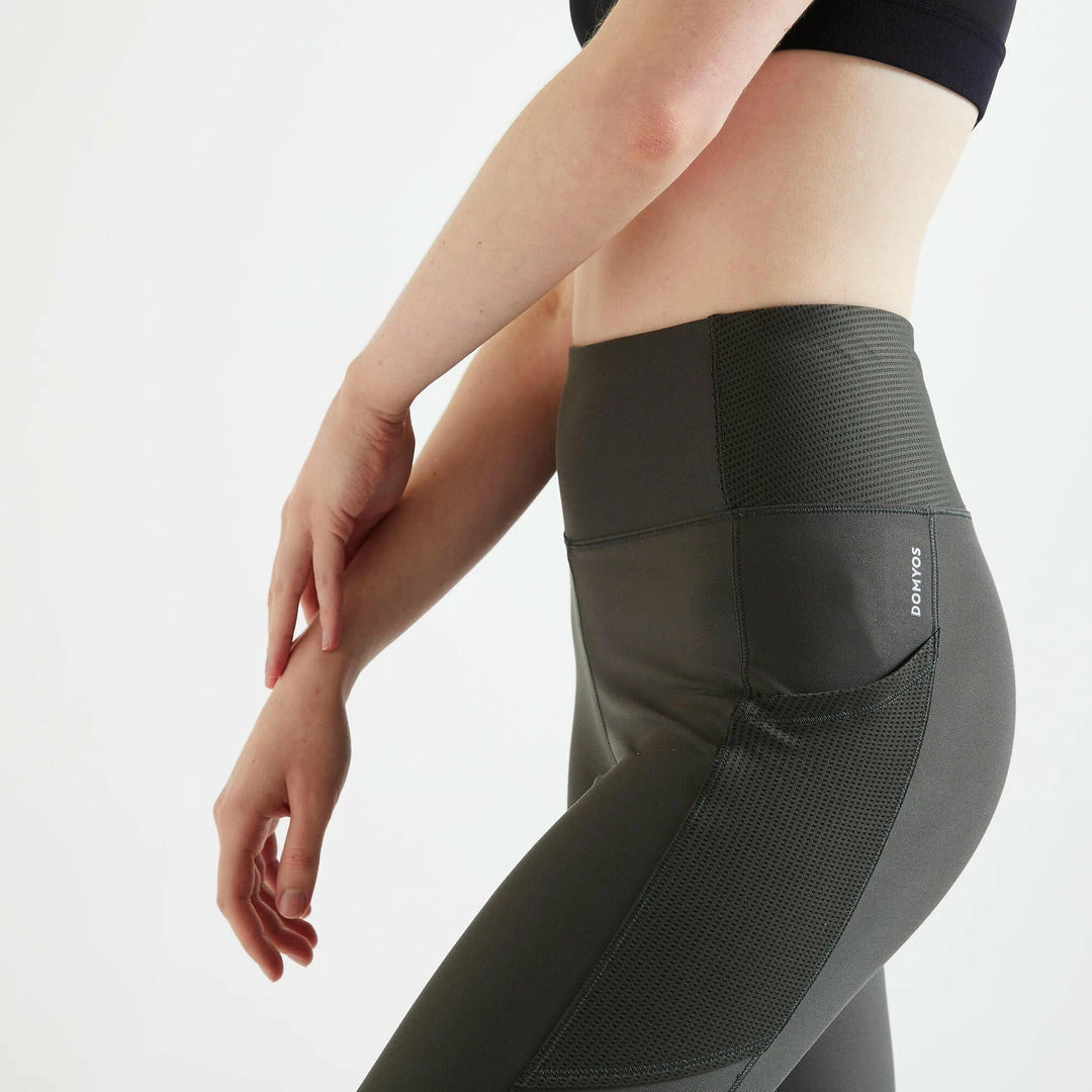 Domyos Fitness Leggings With Phone Pocket, Women's