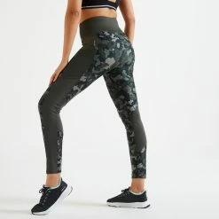 Domyos Fitness Leggings With Phone Pocket, Women's