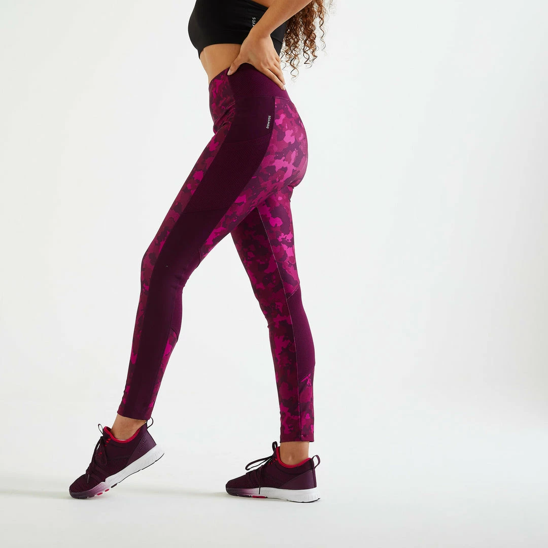 Domyos Fitness Leggings With Phone Pocket, Women's