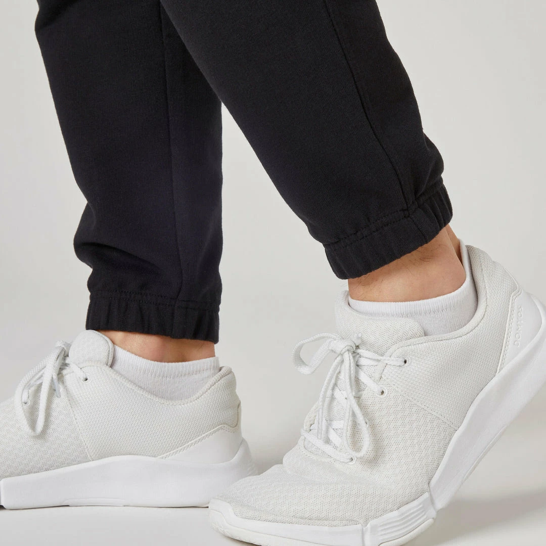 Domyos Fitness Jogging Bottoms 500 Essentials - Black