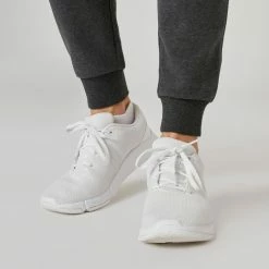 Domyos Slim-Fit Cotton Jogging Pants, Men's Exercise & Fitness Apparel