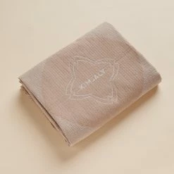 Kimjaly 200 X 100cm Yoga Futah Towel - Sun Salutations/Beige