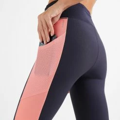 Domyos Short Fitness Leggings With Phone Pocket