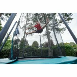 Domyos Hexagonal Kids' Trampoline With Net, 8' Cardio Machines & Equipment