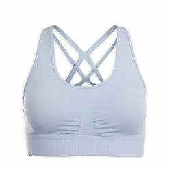 Kimjaly Dynamic Yoga Sports Bra - Light Blue